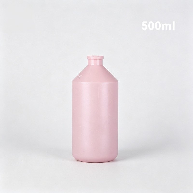 500ml Translucent PE Plastic Bottle for Veterinary and Chemical packaging