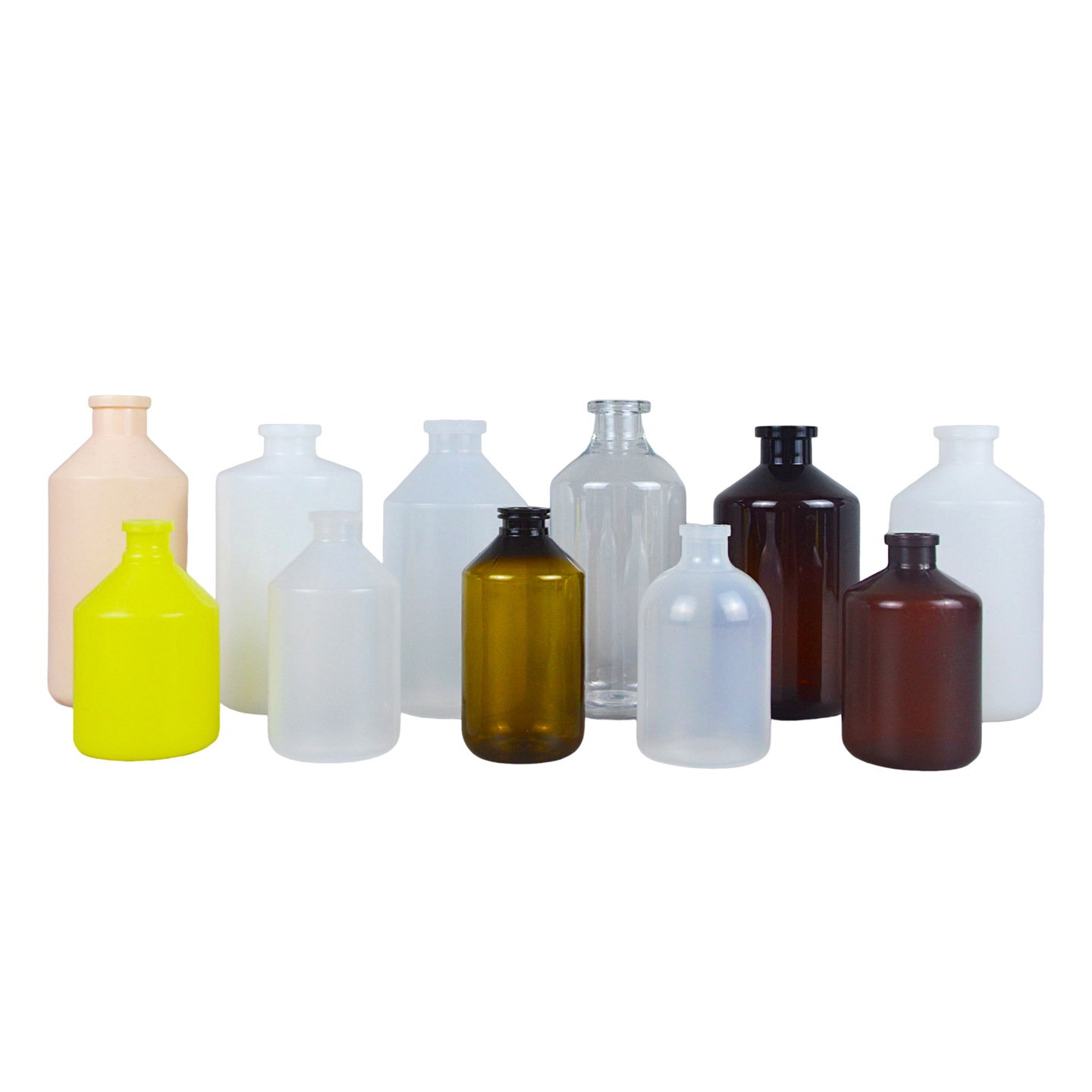 400ml Translucent PE Plastic Bottle for Veterinary and Chemical packaging